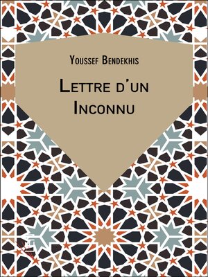 cover image of Lettre d'un Inconnu